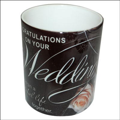 "Mug with Message (Wedding)-code -005 - Click here to View more details about this Product